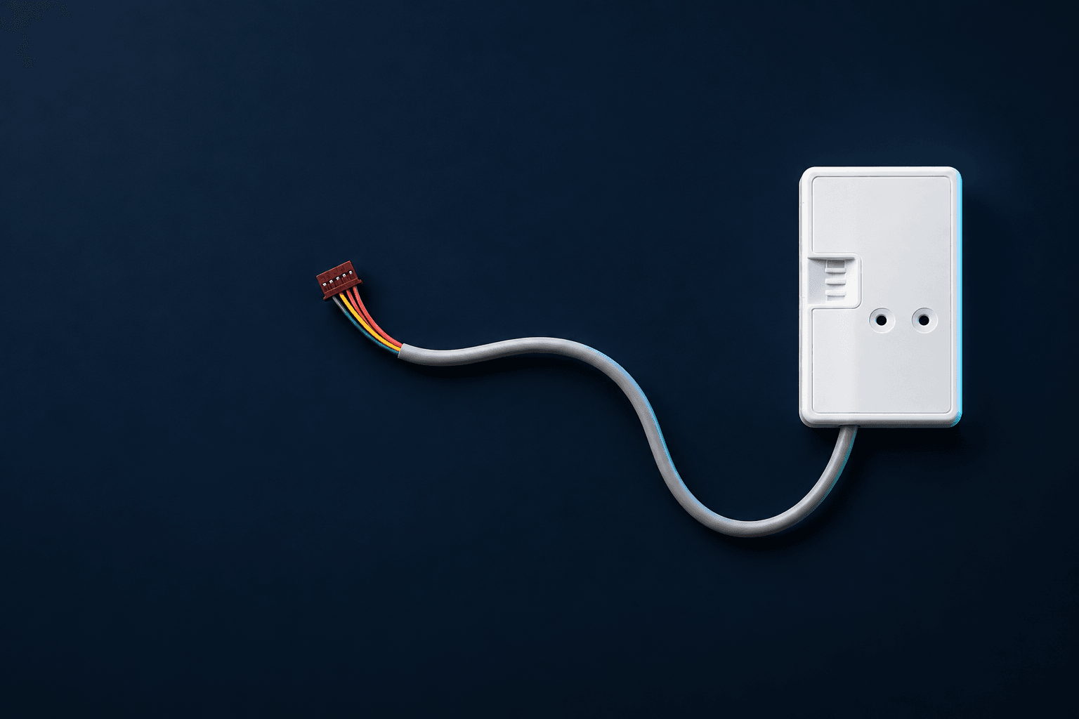 Instalación de aire acondicionado en Pinar del Rey, Madrid — Interfaz Wi-Fi y cable de conexión para planificar el control del aire acondicionado en Pinar del Rey — Mitsutec