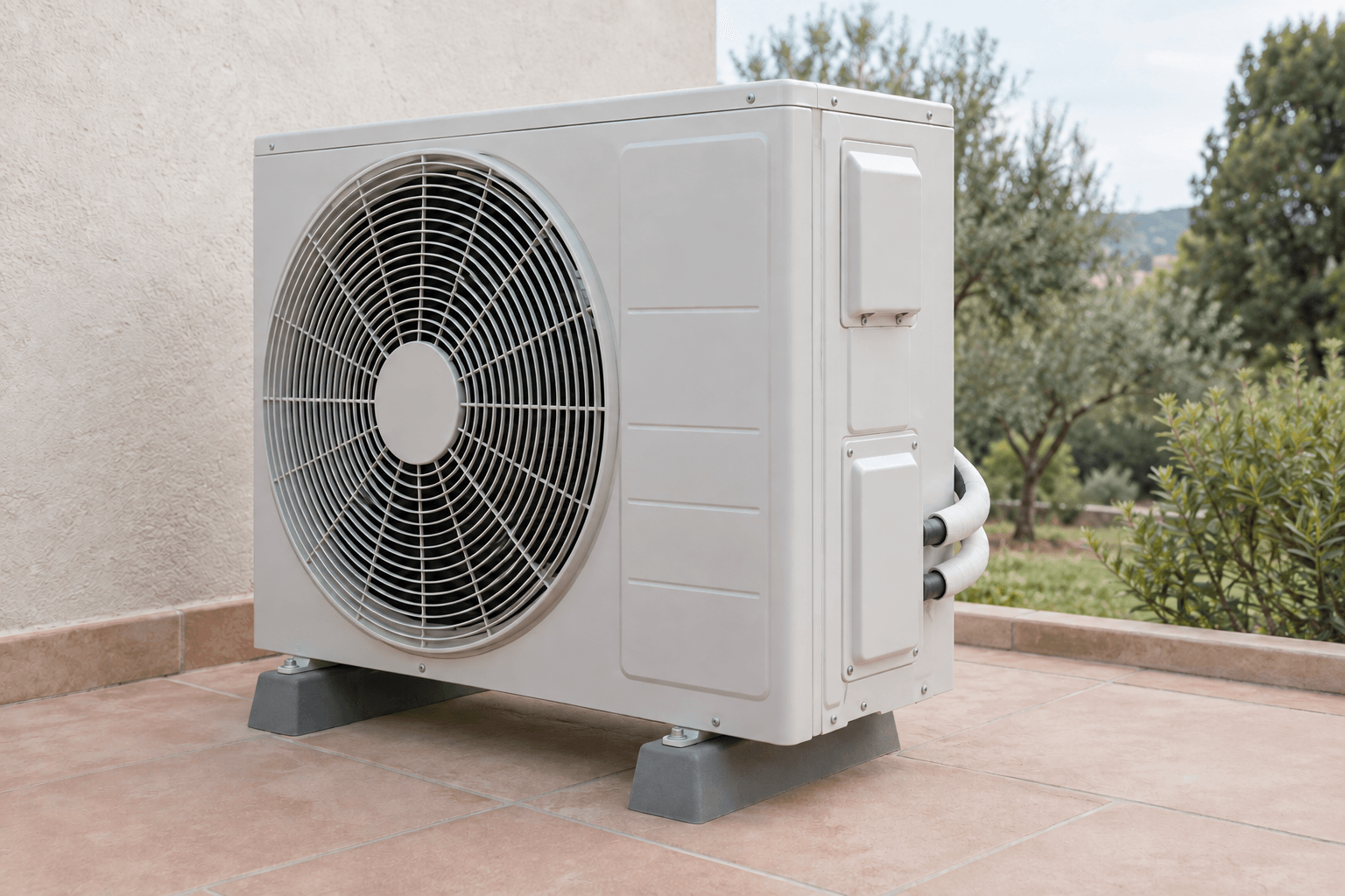 Carga de gas para aire acondicionado en Moncloa-Aravaca — Equipo exterior de aire acondicionado con cubierta de servicio cerrada, para diagnóstico frigorífico en Moncloa-Aravaca — Mitsutec